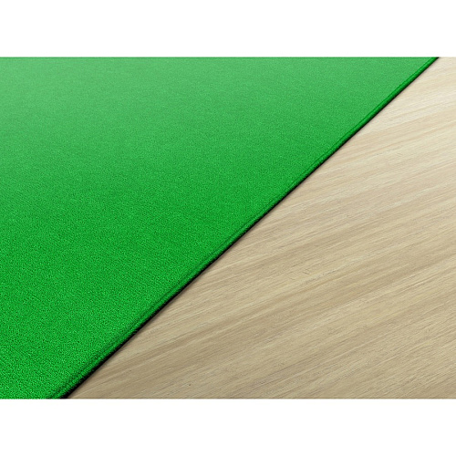Flagship Carpets Ameristrong Solid Color Rug Traditional - 12 ft Length x 12 ft Width - Square - Lime Green - Fiber, Nylon - 1 Each (BS70LG)