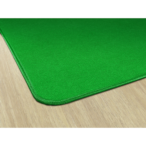 Flagship Carpets Ameristrong Solid Color Rug Traditional - 12 ft Length x 12 ft Width - Square - Lime Green - Fiber, Nylon - 1 Each (BS70LG)