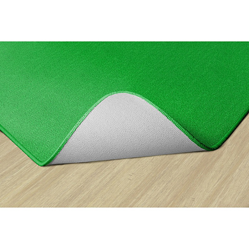 Flagship Carpets Classic Solid Color 12' Square Rug Floor Rug - Traditional - 12 ft Length x 12 ft Width - Square - Lime Green - Nylon, Yarn - 1 Each (AS70LG)