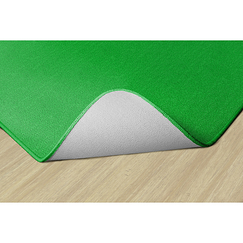 Flagship Carpets Classic Solid Color 12' Square Rug Floor Rug - Traditional - 12 ft Length x 12 ft Width - Square - Lime Green - Nylon, Yarn - 1 Each (AS70LG)