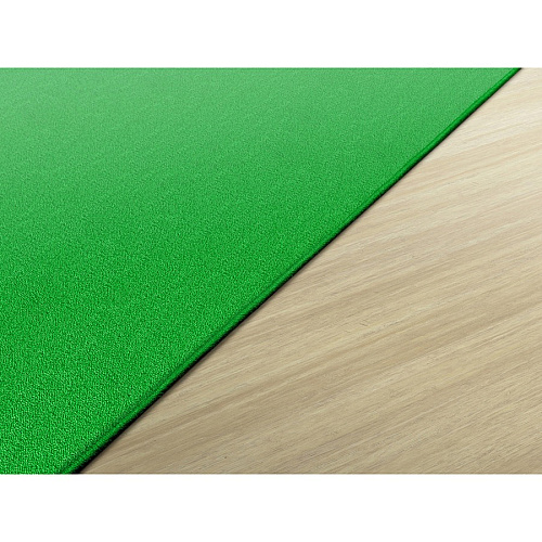Flagship Carpets Classic Solid Color 12' Square Rug Floor Rug - Traditional - 12 ft Length x 12 ft Width - Square - Lime Green - Nylon, Yarn - 1 Each (AS70LG)