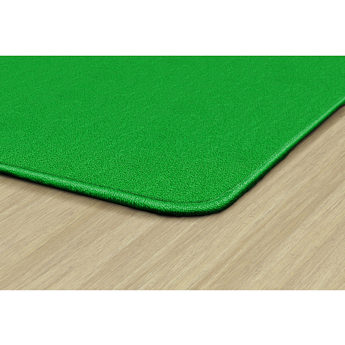 Flagship Carpets Classic Solid Color 12' Square Rug Floor Rug - Traditional - 12 ft Length x 12 ft Width - Square - Lime Green - Nylon, Yarn - 1 Each (AS70LG)