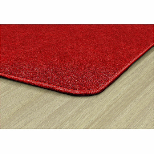 Flagship Carpets Amerisoft Solid Color Rug 12 ft Length x 12 ft Width - Square - Classic Red - Nylon, Polyester - 1 Each (TS70RR)
