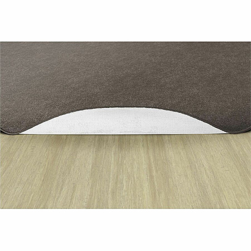 Flagship Carpets Amerisoft Solid Color Rug 12 ft Length x 90" Width - Oval - Wheat - Nylon, Polyester - 1 Each (TS45WT)