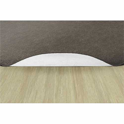 Flagship Carpets Amerisoft Solid Color Rug 12 ft Length x 90" Width - Oval - Wheat - Nylon, Polyester - 1 Each (TS45WT)