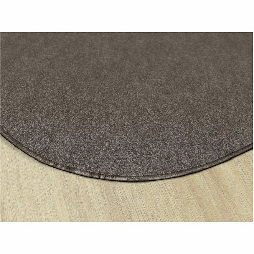 Flagship Carpets Amerisoft Solid Color Rug 12 ft Length x 90" Width - Oval - Wheat - Nylon, Polyester - 1 Each (TS45WT)