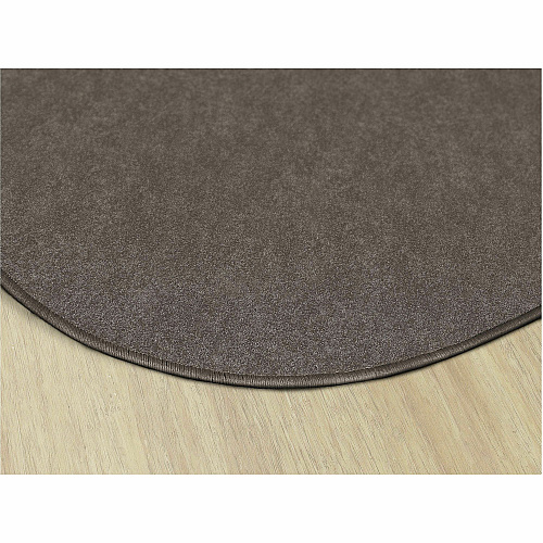 Flagship Carpets Amerisoft Solid Color Rug 12 ft Length x 90" Width - Oval - Wheat - Nylon, Polyester - 1 Each (TS45WT)