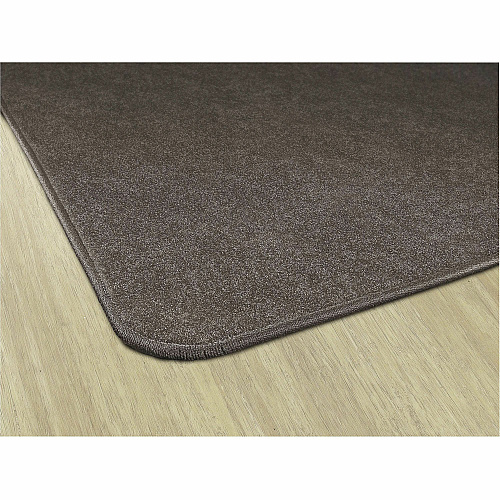 Flagship Carpets Amerisoft Solid Color Rug 48" Length x 72" Width - Rectangle - Wheat - Polyester, Nylon - 1 Each (TS22WT)