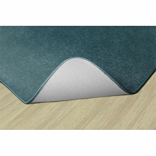 Flagship Carpets Amerisoft Solid Color Rug 72" Length x 72" Width - Square - Marine Blue - Polyester, Nylon - 1 Each (TS26MB)