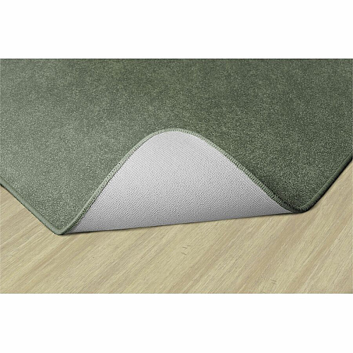 Flagship Carpets Amerisoft Solid Color Rug 72" Length x 72" Width - Square - Sage Green - Polyester, Nylon - 1 Each (TS26SG)
