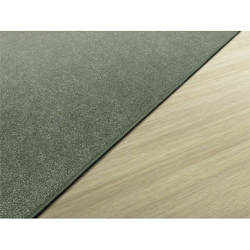 Flagship Carpets Amerisoft Solid Color Rug 72" Length x 72" Width - Square - Sage Green - Polyester, Nylon - 1 Each (TS26SG)