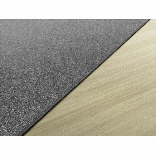 Flagship Carpets Amerisoft Solid Color Rug 72" Length x 72" Width - Square - Gray - Polyester - 1 Each (TS26GY)