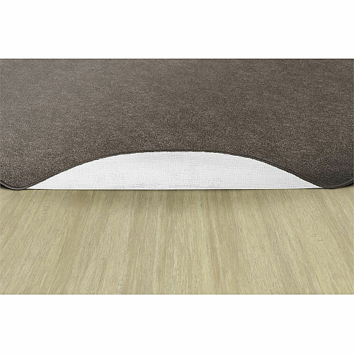 Flagship Carpets Amerisoft Solid Color Rug 72" Diameter - Round - Wheat - Nylon, Polyester - 1 Each (TS27WT)