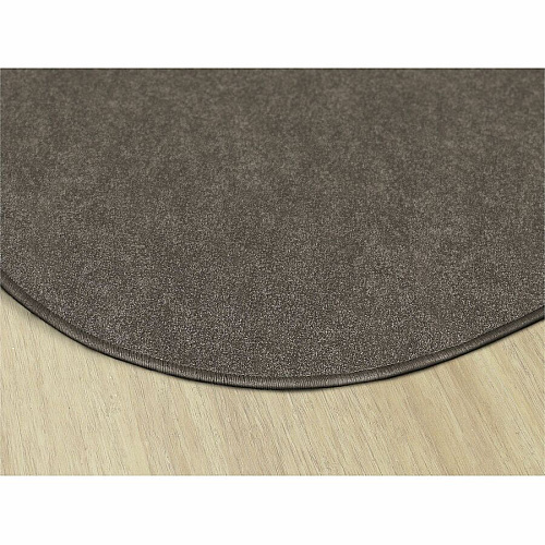 Flagship Carpets Amerisoft Solid Color Rug 72" Diameter - Round - Wheat - Nylon, Polyester - 1 Each (TS27WT)