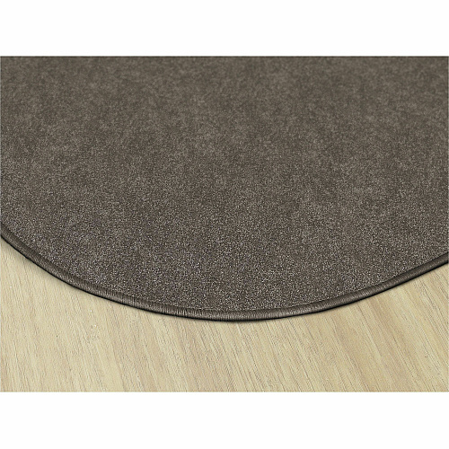 Flagship Carpets Amerisoft Solid Color Rug 72" Diameter - Round - Wheat - Nylon, Polyester - 1 Each (TS27WT)