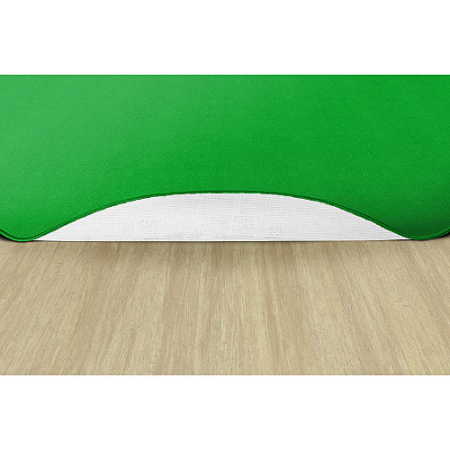 Flagship Carpets Americolors Solid Color Rug Floor Rug - Traditional - 18 ft Length x 12 ft Width - Rectangle - Lime Green - Nylon, Yarn - 1 Each (AS80LG)