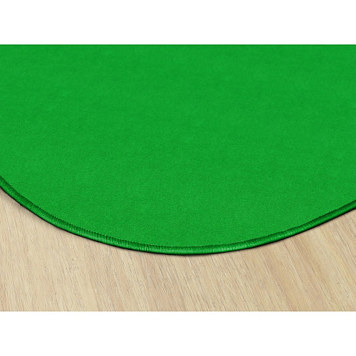 Flagship Carpets Americolors Solid Color Rug Floor Rug - Traditional - 18 ft Length x 12 ft Width - Rectangle - Lime Green - Nylon, Yarn - 1 Each (AS80LG)