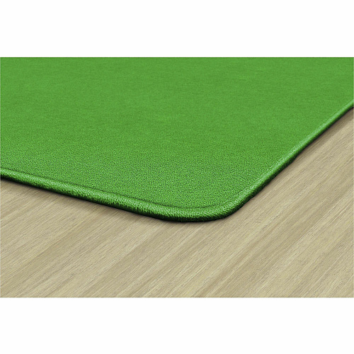 Flagship Carpets Ameristrong Solid Color Rug Floor Rug - Traditional - 12 ft Length x 91.20" Width - Rectangle - Lime Green - Nylon - 1 Each (BS44LG)