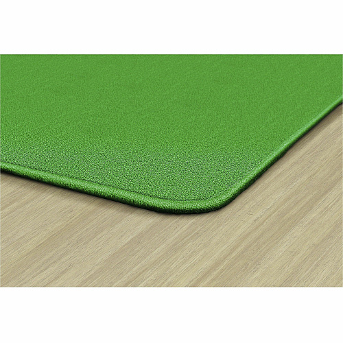 Flagship Carpets Classic Solid Color 6'x9' Rug Floor Rug - 108" Length x 72" Width - Rectangle - Lime Green - Nylon, Yarn - 1 Each (AS34LG)