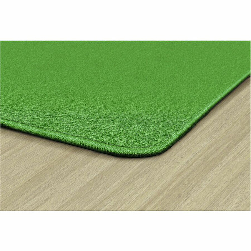 Flagship Carpets Solid Color 12' Rectangular Rug Floor Rug - Traditional - 12 ft Length x 90" Width - Rectangle - Lime Green - Nylon, Yarn - 1 Each (AS44LG)
