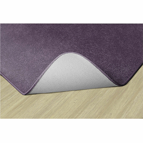 Flagship Carpets Amerisoft Solid Color Rug 12 ft Length x 12 ft Width - Square - Purple - Nylon, Polyester - 1 Each (TS70PP)