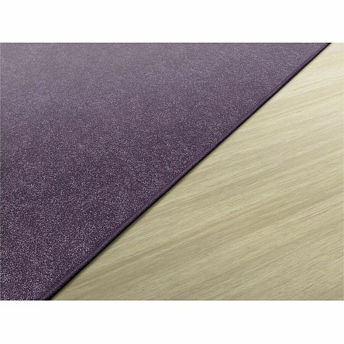 Flagship Carpets Amerisoft Solid Color Rug 15 ft Length x 12 ft Width - Rectangle - Purple - Nylon, Polyester - 1 Each (TS76PP)