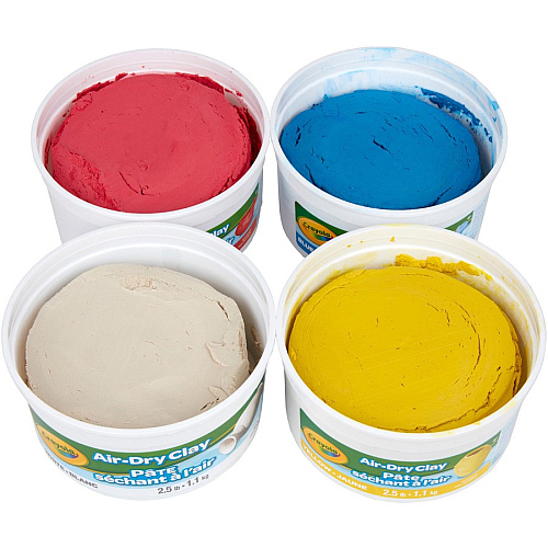 Crayola Air-Dry Clay Classroom, Room - Assorted - 4 / Pack (575100)
