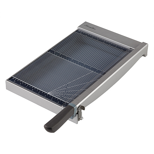 Swingline ClassicCut Guillotine Glass Trimmer 15 Sheet Cutting Capacity - 15" Cutting Length - Safety Latch - Tempered Glass - Gray - 1 Each (10014)