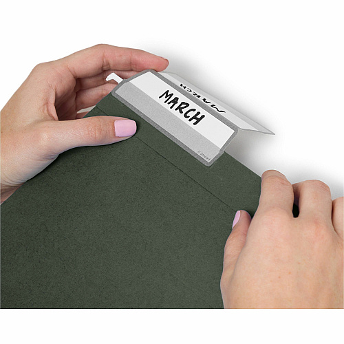 Smead Protab&reg; Filing System with 20 Letter Size Hanging File Folders, 24 ProTab 1/3-Cut Tab labels, and 1 eraser 11 pt. - Paperboard - Standard Green - 100% Recycled - 20 / Box (64195)