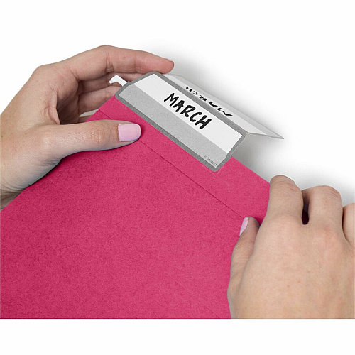 Smead Protab&reg; Filing System with 20 Letter Size Hanging File Folders, 24 ProTab 1/3-Cut Tab labels, and 1 eraser 11 pt. - Paperboard - Adhesive Label, Write-on Label - 20 / Box (64197)