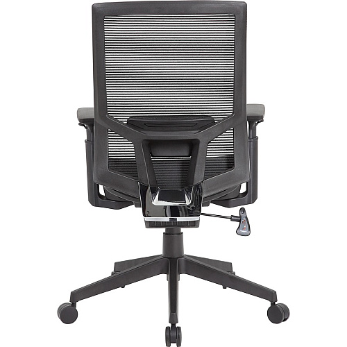 Boss Mesh Task Chair Black Seat Color - Black Back Color - Black Frame Color - 5-star Base - Mesh - Armrest - 1 Each (B6044)