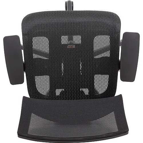 Boss Mesh Task Chair Black Seat Color - Black Back Color - Black Frame Color - 5-star Base - Mesh - Armrest - 1 Each (B6044)