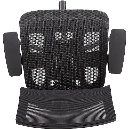Boss Mesh Task Chair Black Seat Color - Black Back Color - Black Frame Color - 5-star Base - Mesh - Armrest - 1 Each (B6044)