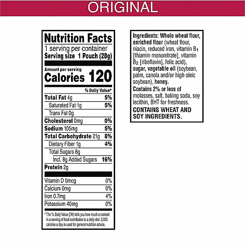 Keebler Grahams Tiger Bites 1 - 1 oz - 150 / Carton (40213)