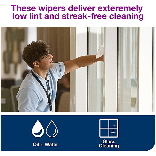 Tork&reg; Paper Wiper Plus Roll, 1 Ply, White, 800 Sheets 1 Ply - 800 Sheets/Roll - 12.25" Roll Diameter - 3" Core - White - 1 / Carton (430304)