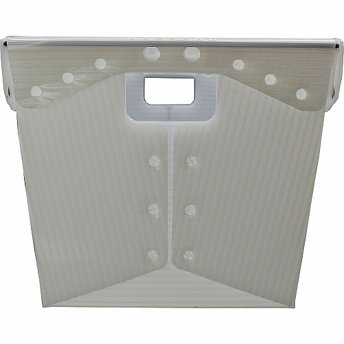 Flipside Products Flipside Translucent Plastic Storage Postal Tote External Dimensions: 13.3" Width x 11.6" Depth x 18.3" Height - Lid Closure - Plastic - Translucent - For Storage, Moving - 2 / Pack (40101)