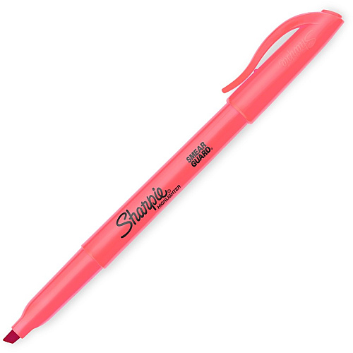 Sharpie Accent Highlighters w/Smear Guard Chisel Marker Point - Assorted Ink - Dry - 12 / Pack (2157490)