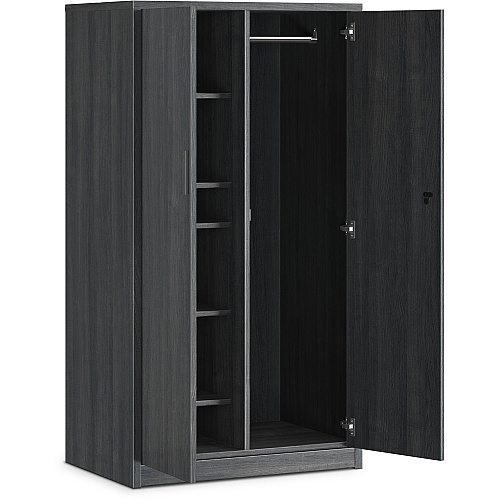 HON 10500 Series Sterling Ash Laminate Desking 66.6" Height x 36" Width x 24" Depth - 5 Shelve(s) - 4 Adjustable Shelf(ves) - Finish: Thermofused Laminate (TFL), Sterling Ash Laminate (10530LSA1)