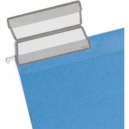 Smead Protab&reg; Filing System with 20 Letter Size Hanging File Folders, 24 ProTab 1/3-Cut Tab labels, and 1 eraser 11 pt. - Paperboard - Adhesive Label, Write-on Label - 20 / Box (64210)