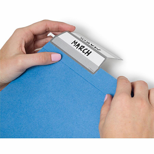 Smead Protab&reg; Filing System with 20 Letter Size Hanging File Folders, 24 ProTab 1/3-Cut Tab labels, and 1 eraser 11 pt. - Paperboard - Adhesive Label, Write-on Label - 20 / Box (64210)