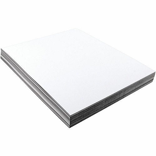 Tru-Ray Construction Paper Art Project, Craft Project - 9" Width x 12" Length - Black, White - Sulphite, Fiber, Paper - 144 / Pack (P6676)