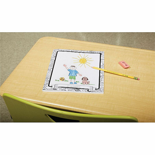 Prang Sketch Smart Sketch Book 40 Sheets - Letter - 8 1/2" x 11" Sheet Size - White Paper - Acid-free Paper, Heavyweight Sheet - 1 Each (P4819)