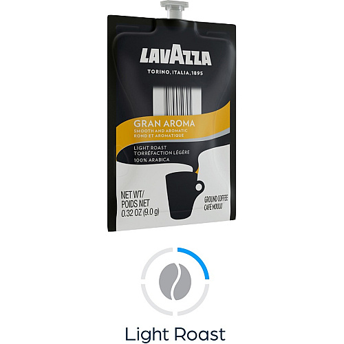 Lavazza Freshpack Gran Aroma Coffee Compatible with Flavia Aroma, Flavia Barista, FLAVIA Creation 600, Flavia Creation 500, Flavia Creation 200, Flavia Creation 150, Flavia Creation 300 - Light/Medium - Freshpack - Gran Aroma, Arabica - 76 / Carto (48087)