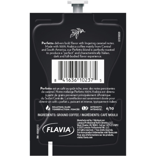 Flavia Freshpack Perfetto Espresso Roast Ground Coffee (48089)