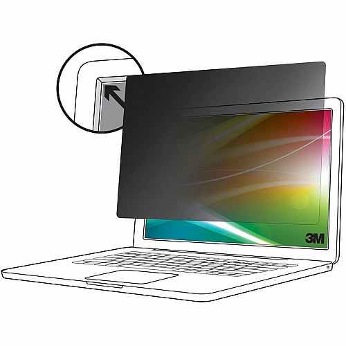 3M&trade; Bright Screen Privacy Filter for 15.6in Laptop, 16:9, BP156W9B