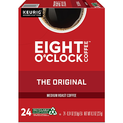 Eight O'Clock&reg; K-Cup Original Coffee Compatible with Keurig Brewer - Medium - K-Cup - Original, Arabica - 24 / Box (0657)