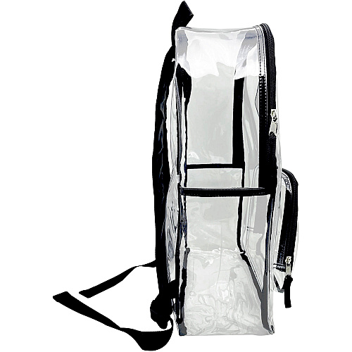 Sparco Carrying Case (Backpack) Multipurpose - Clear Polyvinyl Chloride (PVC), 420D Oxford Body - Shoulder Strap, Handle - 17" Height x 12" Width x 5" Depth - 1 Each (61617)