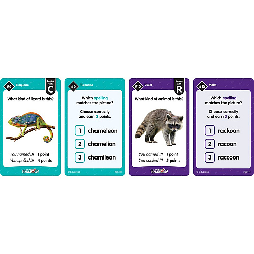 Teacher Created Resources SpellChecked Card Game Educational - 2 to 8 Players - 1 Each (EP66111)