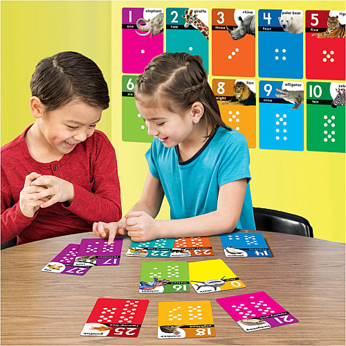 Trend Animals Count 0-31 Learning Set with Numbered Counting Cards Theme/Subject: Fun - Skill Learning: Animal Shapes, Mathematics, Number - 1 Each (T19008)