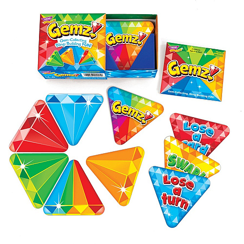 Trend Gemz! Three Corner Card Game 63 Card(s) - Fun - 2 to 4 Players - 1 Each (T20001)